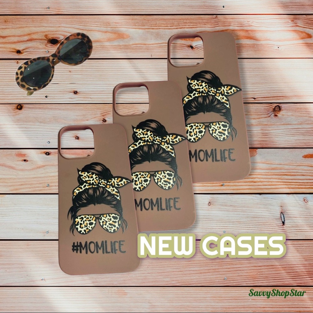 NEW MOM LIFE IPHONE CASES - Limited Stock!🤎💙